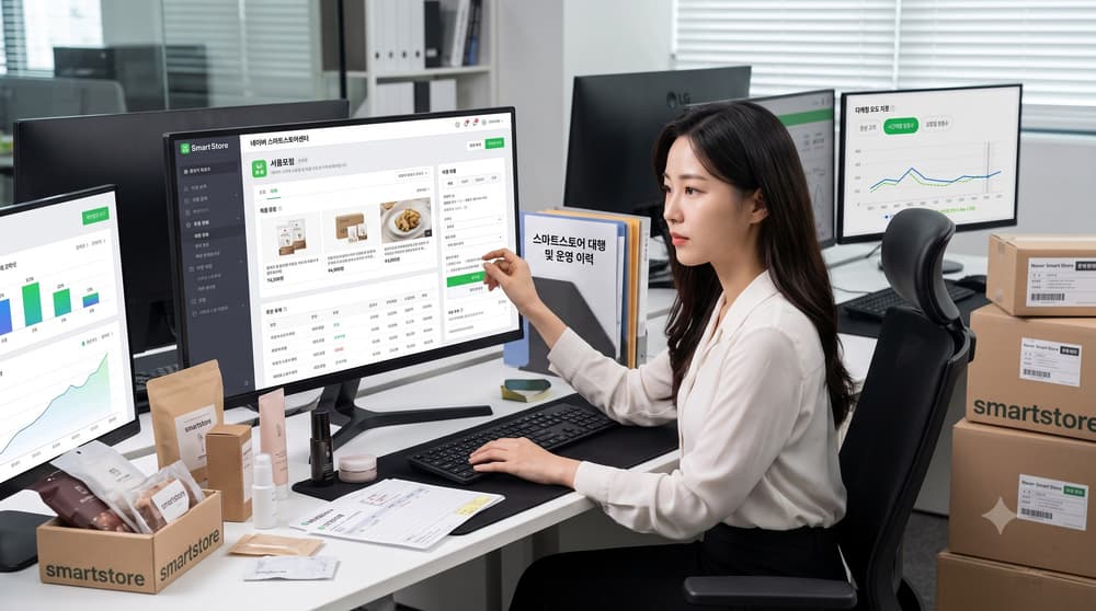 네이버 스마트스토어 대행 및 운영 데스크